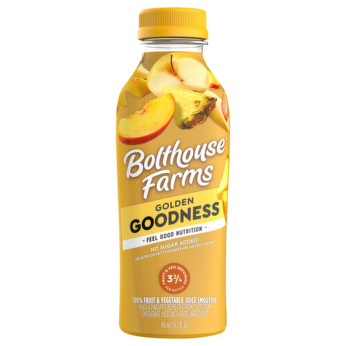 Bolthouse Farms Fruit & Vegetable Juice Smoothie, Golden Goodness