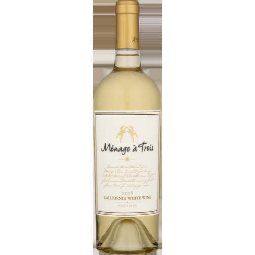 Menage a trois White Wine, California, 2007