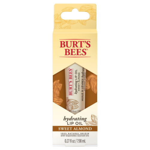 Burt's Bees Lip Oil, Hydrating, Sweet Almond