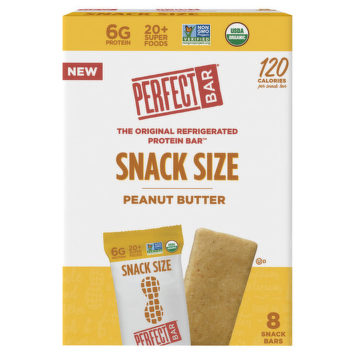 Perfect Bar Protein Bar, Peanut Butter, Snack Size