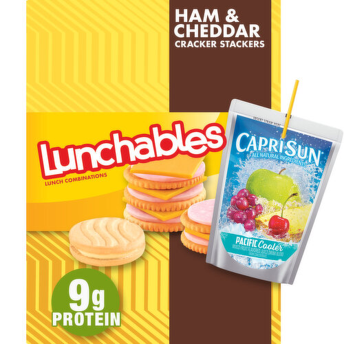 Lunchables Ham & Cheddar with Capri Sun Convenience Meal