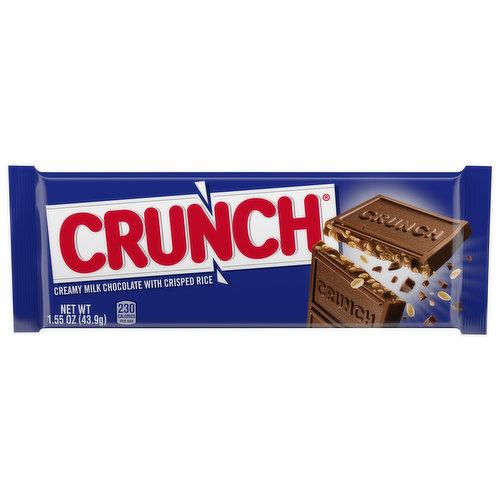 Crunch Milk Chocolate, with Crisped Rice, Creamy