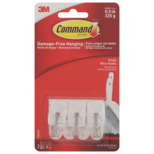 Command Wire Hooks, Small, General Purpose