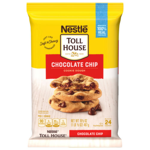 Toll House Cookie Dough, Chocolate Chip