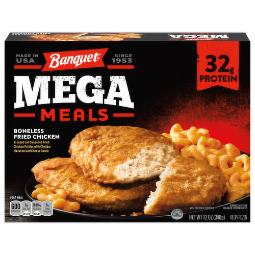 Banquet Mega Meals Mega Meals Boneless Fried Chicken Frozen Dinner