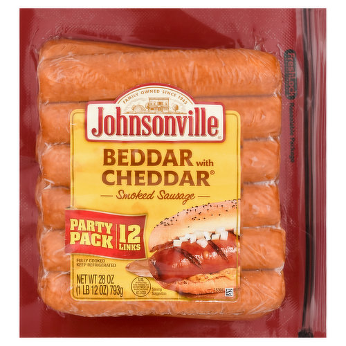 Johnsonville Smoked Bratwurst, 14 oz