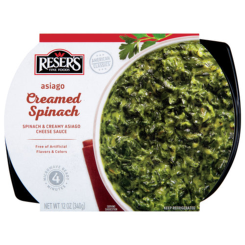 Reser's Creamed Spinach, Asiago