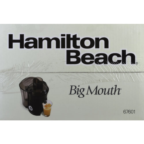 Hamilton Beach Big Mouth Juicer Juice Extractor, 800W, Black, 67601