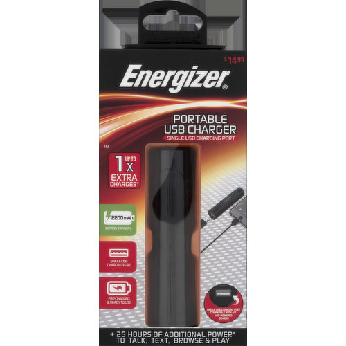 Energizer USB Charger, Portable