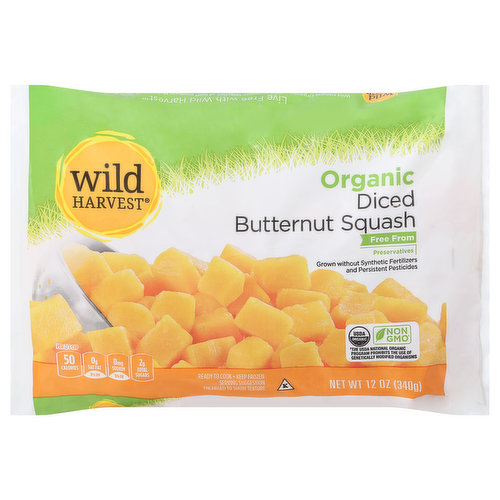 Wild Harvest Organic Butternut Squash, Diced