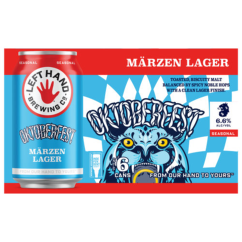 Left Hand Brewing Co. Beer, Marzen Lager, Oktoberfest