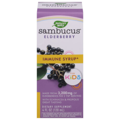 Nature's Way Sambucus Immune Syrup, Elderberry