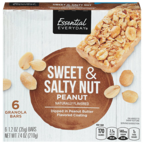 Essential Everyday Granola Bars, Sweet & Salty Nut Peanut