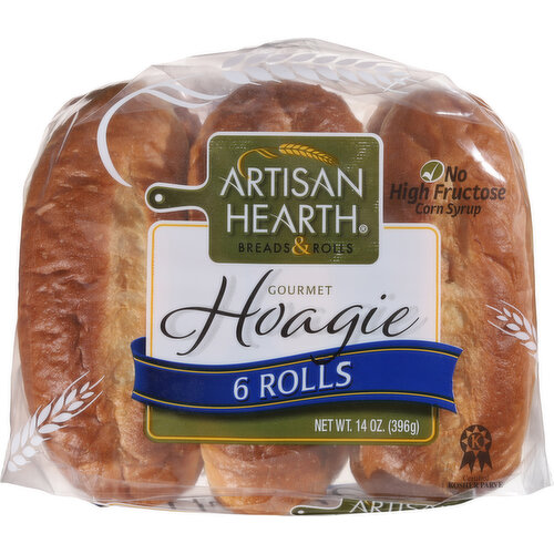 Artisan Hearth Rolls, Gourmet Hoagie