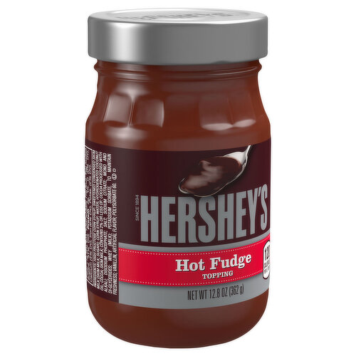 HERSHEY'S HERSHEY'S Hot Fudge Dessert Sauce, Baking Topping Jar, 12.8 oz