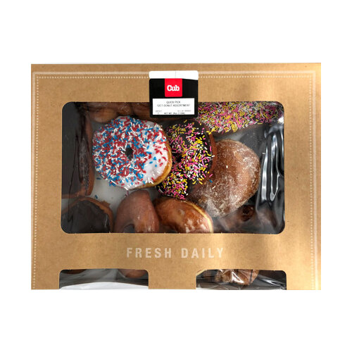 Cub Bakery Quick Pick, Assorted Donuts, 12 Count