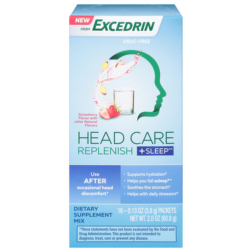 Excedrin Head Care, Drug-Free, Strawberry Flavor