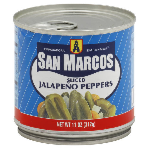 San Marcos Jalapeno Peppers, Sliced