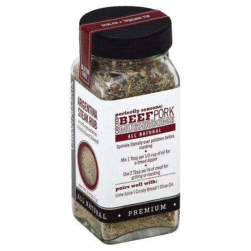 Urban Accents Steak Rub, Argentina - 2.5 oz