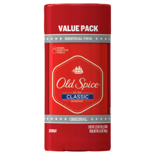 Old Spice Deodorant, Classic, Original, Value Pack