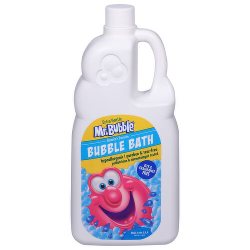 Mr. Bubble Bubble Bath, Extra Gentle, Dye & Fragrance Free