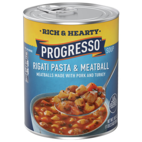 Progresso Soup, Rigati Pasta & Meatball