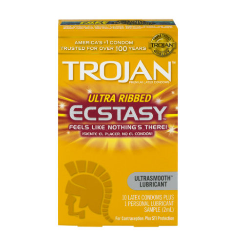 Trojan  Condoms Stimulations Ecstasy Ultra Smooth Latex