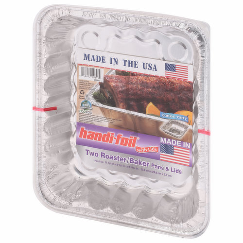 Handi-Foil Cook-n-Carry Cake Pans & Lids