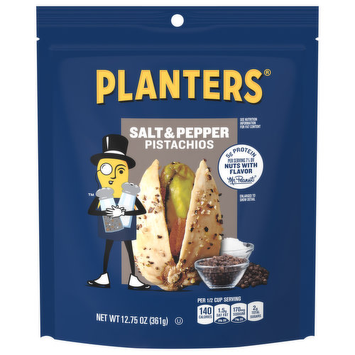 Planters Pistachios, Salt & Pepper