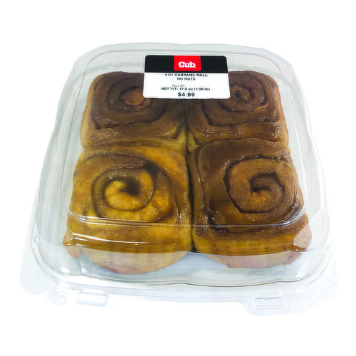 Cub Bakery 4 Ct Caramel Roll
No Nuts