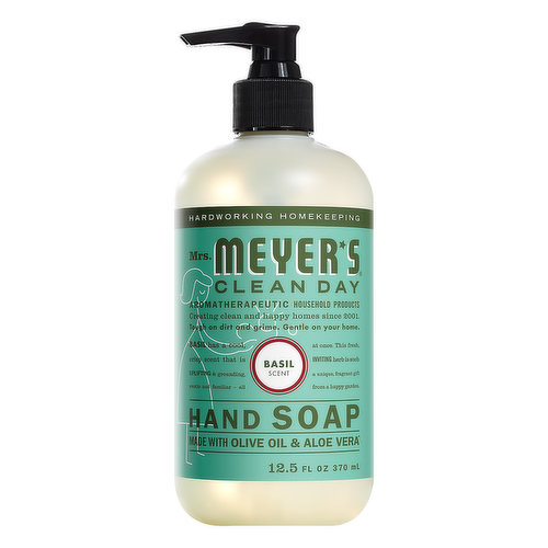 Mrs. Meyer's Clean Day Hand Soap, Basil Scent