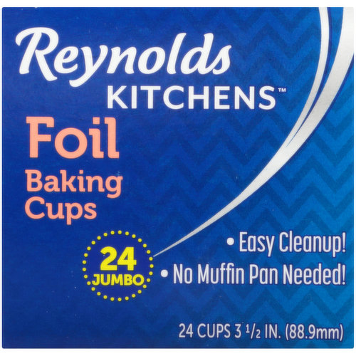 Reynolds Kitchens Baking Cups, Foil, 32 Cups 