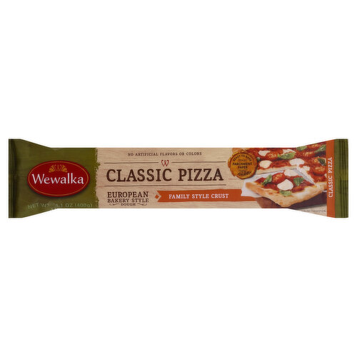 Wewalka Dough, Classic Pizza, Family Style Crust