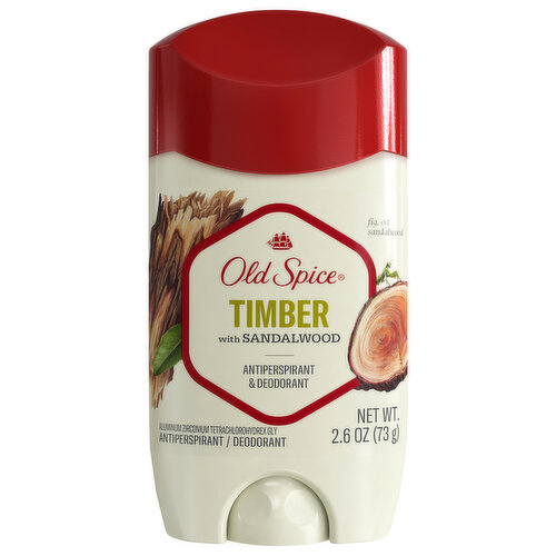 Old Spice Anti-Perspirant & Deodorant, Timber, With Sandalwood