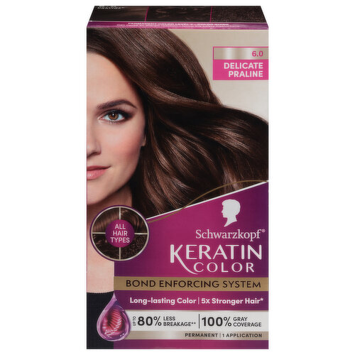 Schwarzkopf Permanent Hair Color, Delicate Praline 6.0
