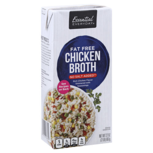 ESSENTIAL EVERYDAY Broth, Fat Free, Chicken