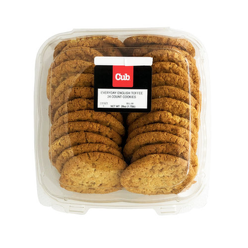 English Toffee Cookies 24 Count