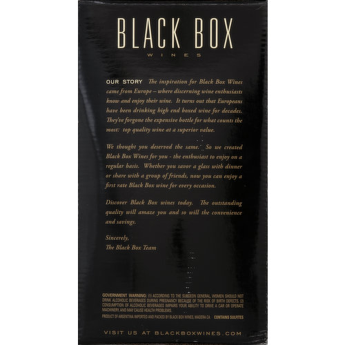 Black box wine sale malbec