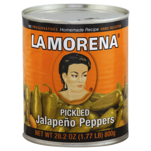 La Morena Jalapeno Peppers, Pickled