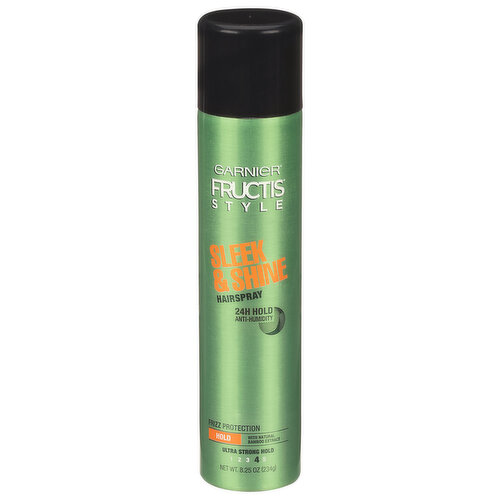 Fructis Style Sleek & Shine Hairspray, Anti-Humidity, Ultra Strong Hold