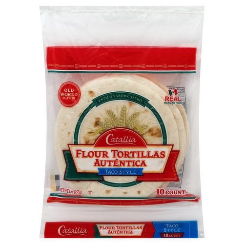Catallia Tortillas, Flour, Taco Style