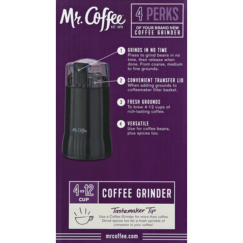 mr. coffee electric coffee grinder, coffee bean grinder