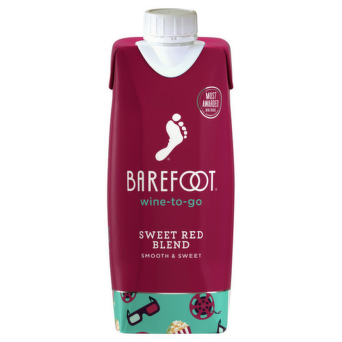 Barefoot Sweet Red Wine Tetra 500ml  