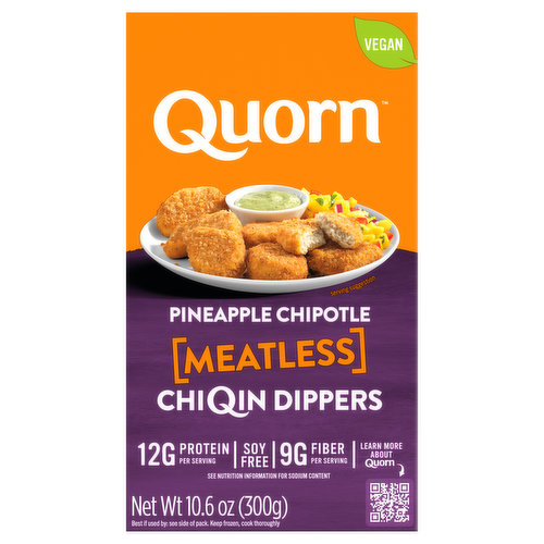 Quorn Chiqin Dippers, Pineapple Chipotle, Meatless
