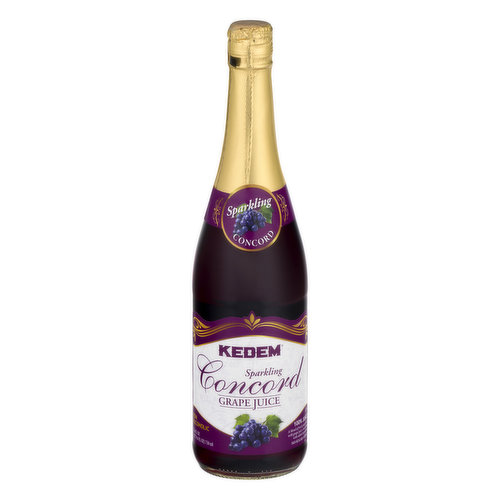 Kedem 100% Juice, Grape, Sparkling, Concord, Non Alcoholic