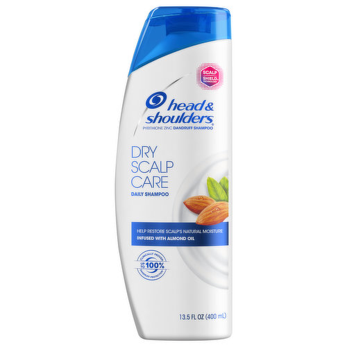 Brought to you by the #1 dermatologist recommended brand, Head and Shoulders Dry Scalp Care Shampoo provides fast relief from irritating symptoms including dryness, itch+, flakes and oil^ to ensure that your scalp feels healthy and your locks are up to 100% flake-free*. Infused with fragrant notes of almond oil, Dry Scalp Care Shampoo restores your scalp’s natural moisture with an anti-dandruff formula designed especially for dry scalp treatment to give you a soothing, clean feel and healthy, vibrant look you’ll love.+itch associated with dandruff*visible flakes; with regular use^ washes away oil & flakes