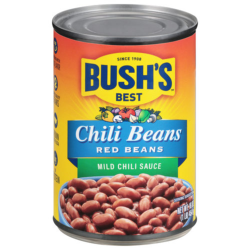 Since 1908. Please refer to the code on end of can. Bursting with chili flavor. Highest quality beans.