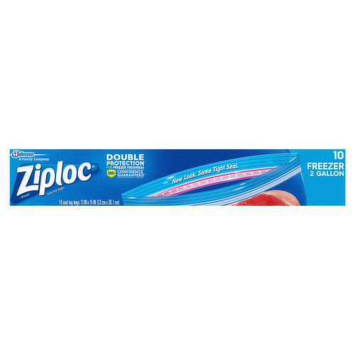 Ziploc 0.5 gal Freezer Bags (144 ct)