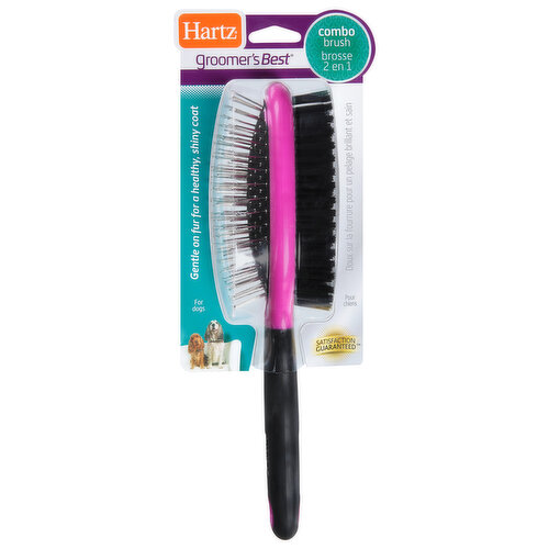 Hartz Groomer's Best Combo Brush, 2 in 1