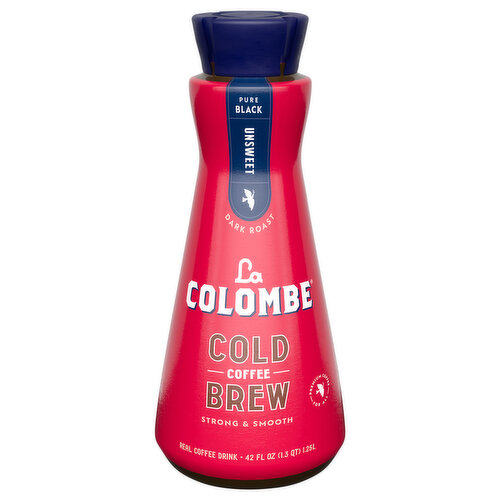 La Colombe Coffee Drink, Pure Black, Dark Roast, Unsweet, Cold Brew